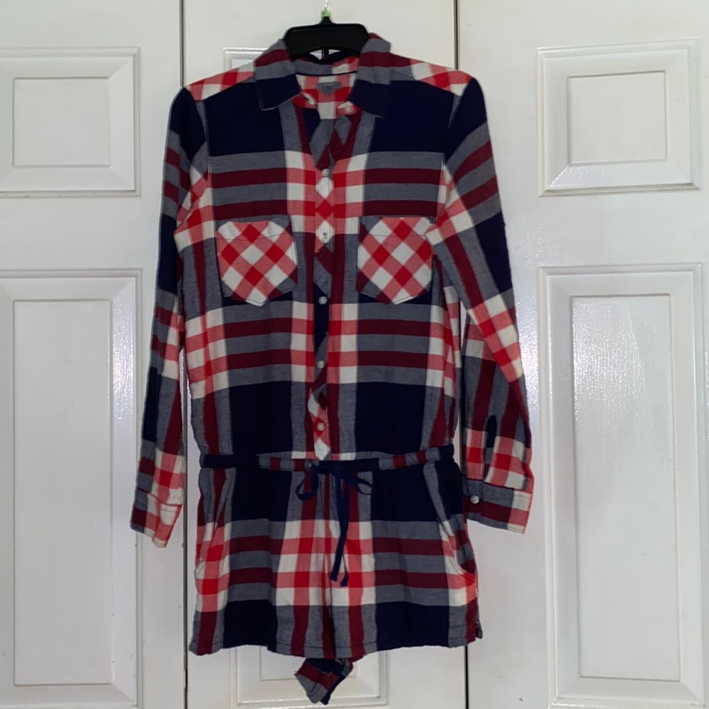 Aerie Flannel Romper